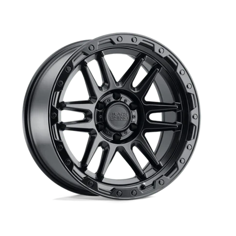 llantas 17x8.5 6x114.3/00 black rhino apache matte black/black bolts - RunaX