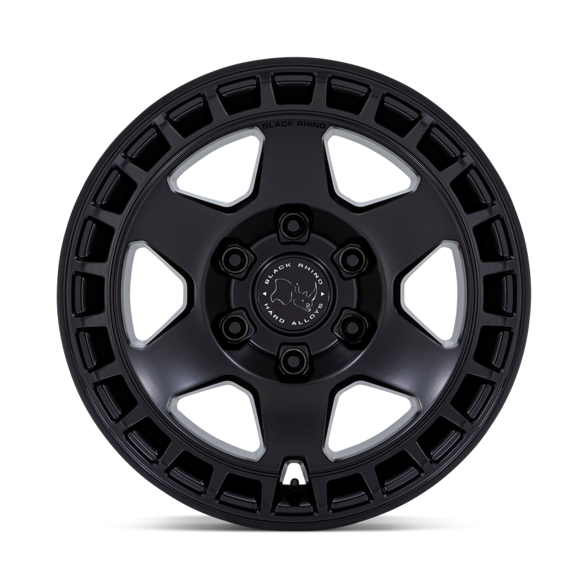 llantas 17x8 5 6x139 7 00 black rhino bahari matte black - RunaX