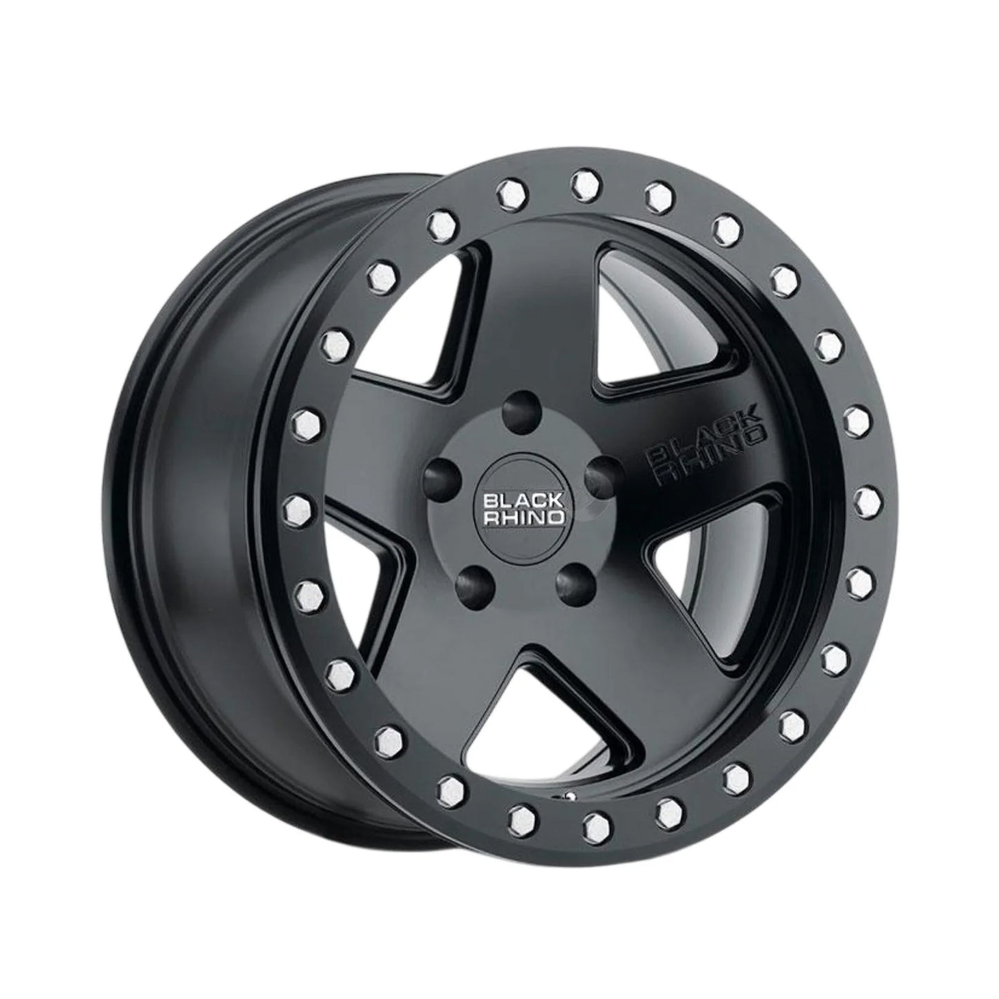 llantas 17x8.5 5x127/-32 black rhino crawler beadlock matte black - RunaX