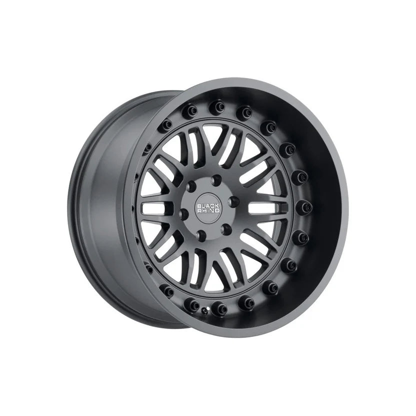 llantas 17x9 5 6x139 7 12 black rhino fury matte gunmetal - RunaX