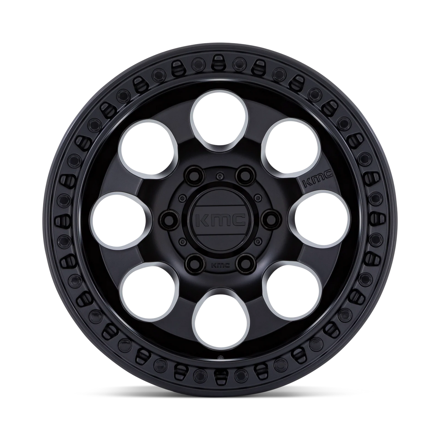 llantas 18x9.0 6x139.7/18 kmc km550 riot anthracite w/satin black li - RunaX