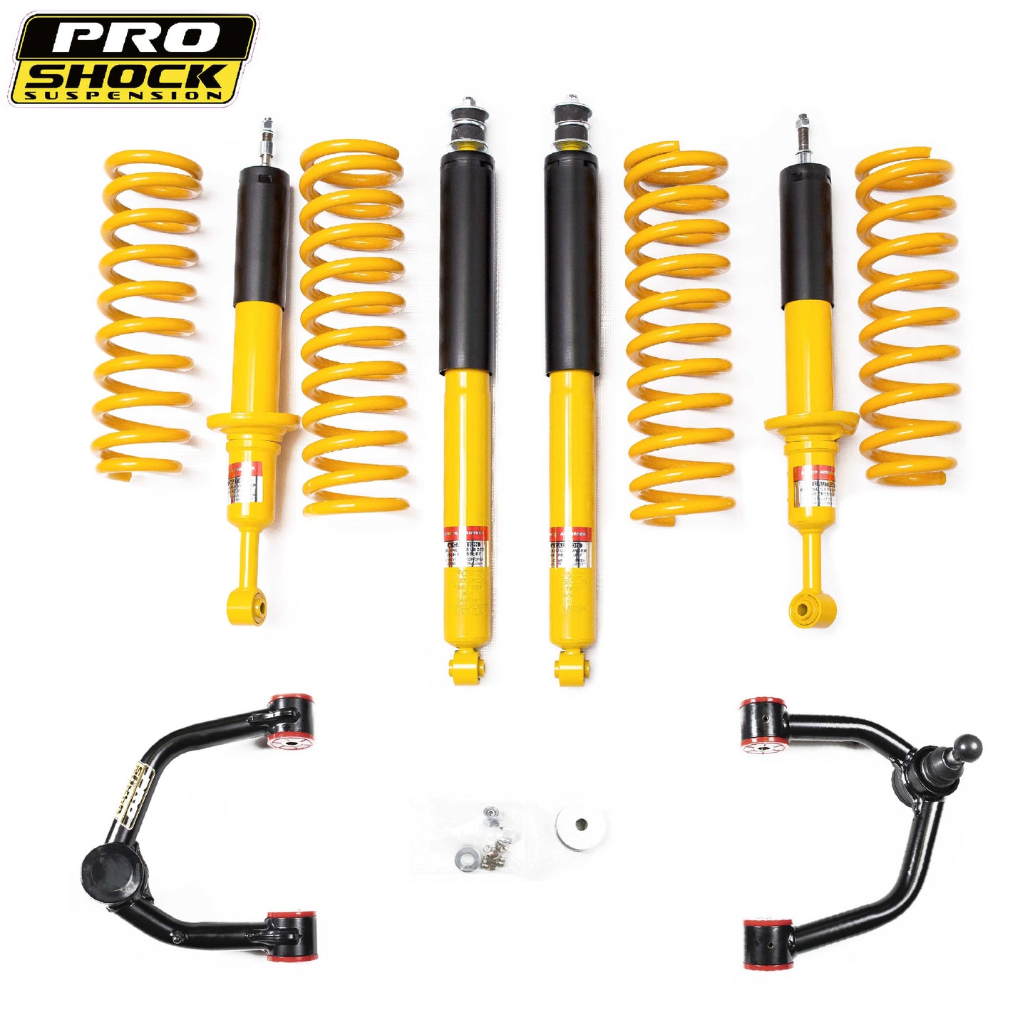 kit de suspensión proshock toyota fortuner revo (2015-2024) 3" - bandejas superiores - RunaX