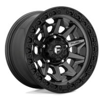llantas fuel covert 18x9 6x139.7 -12 106.1 matte gun metal black lip - RunaX