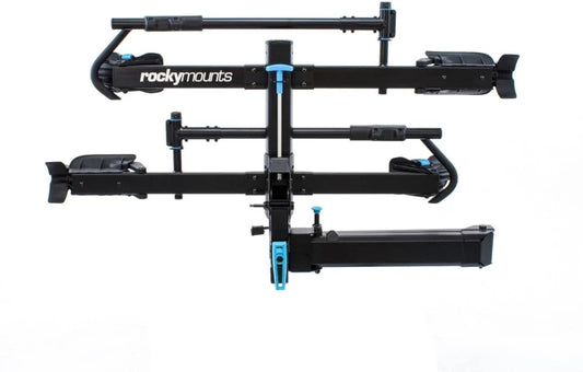 portabicicletas rockymounts backstage para 2 bicicletas con giro lateral de 180° – enganche de 2 pulgadas - RunaX