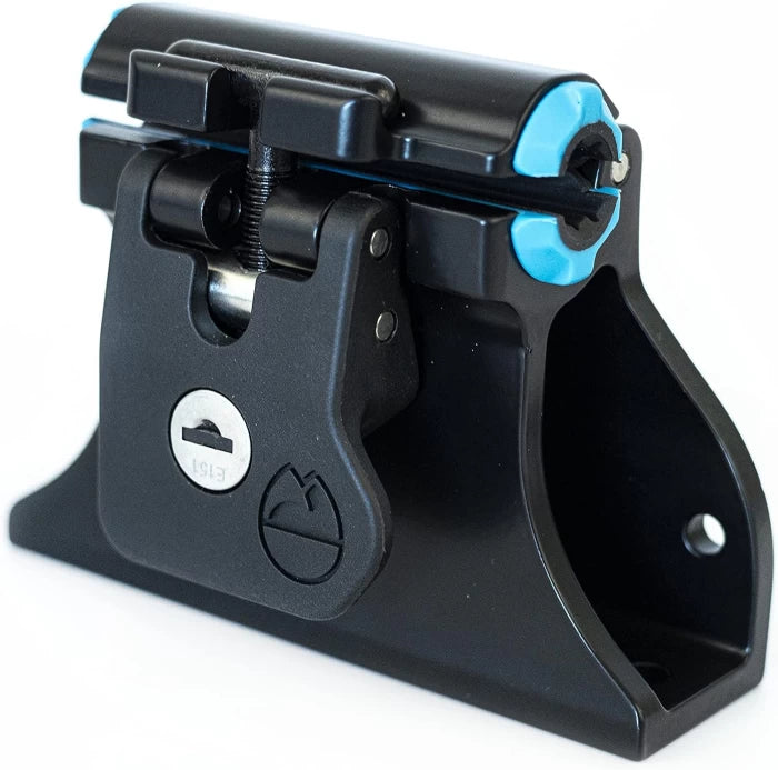 portabicicletas rockymounts droptop para 1 bicicleta con eje pasante y bloqueo - RunaX