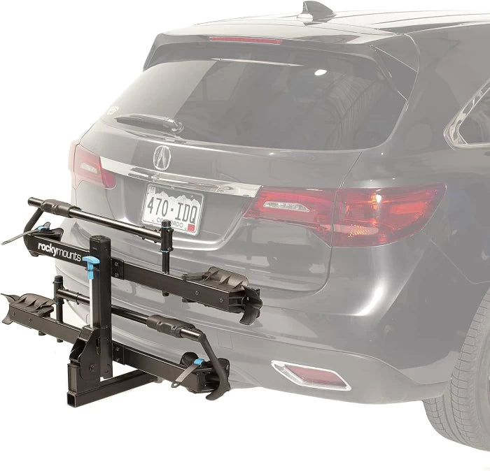 portabicicletas rockymounts monorail para 2 bicicletas – enganche americano de 2 pulgadas - RunaX