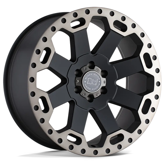 llantas 17x8.0 5x114.3/35 black rhino warlord matte gunmetal - RunaX