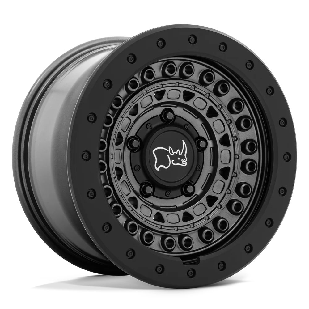 llantas 17x8.5 5x127/-18 black rhino barricade gun black/black rock - RunaX