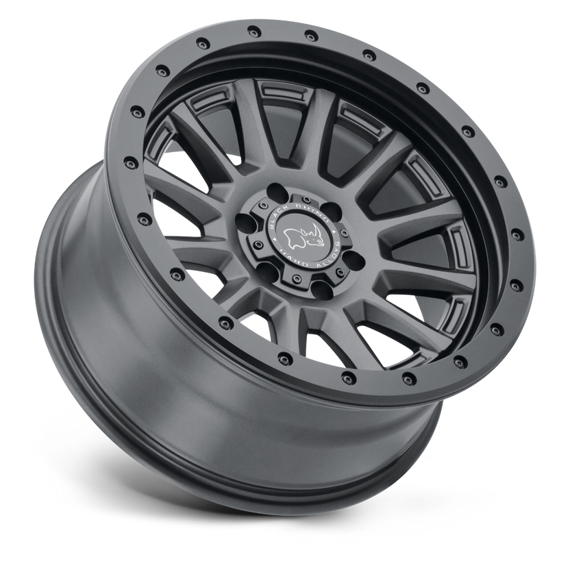 llantas 17x8 5 6x114 3 10 black rhino dugger 6 lug gunblack - RunaX