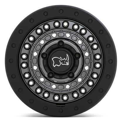 llantas 17x8 5 5x127 18 black rhino barricade gun black black rock - RunaX