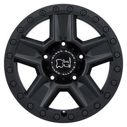 llantas 17x8.5 6x139.7/-18 black rhino ravine matte black - RunaX