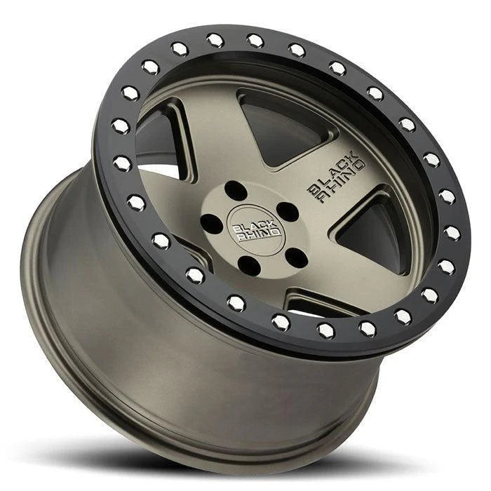 llantas 17x8.5 6x139.7/00 black rhino crawler beadlock matte bronce - RunaX