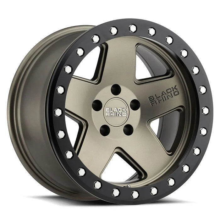 llantas 17x8.5 6x139.7/00 black rhino crawler beadlock matte bronce - RunaX