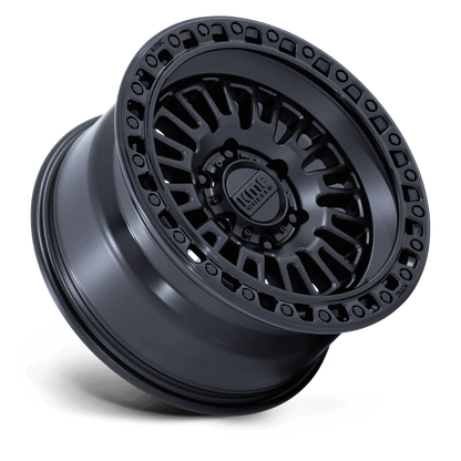 llantas 17x8.5 6x139.7/00 kmc km554 aztec matte black w/gloss black - RunaX