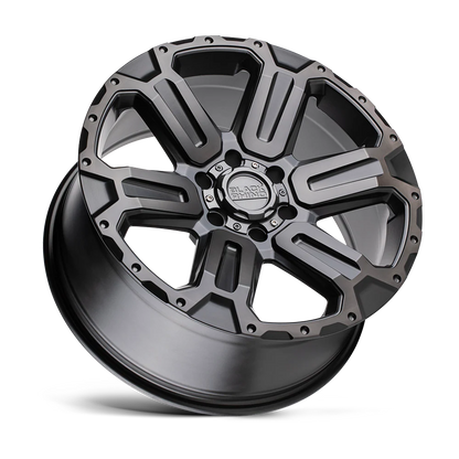 llantas 17x8.5 6x139.7/12 black rhino wanaka matte gunmetal w/brushe - RunaX