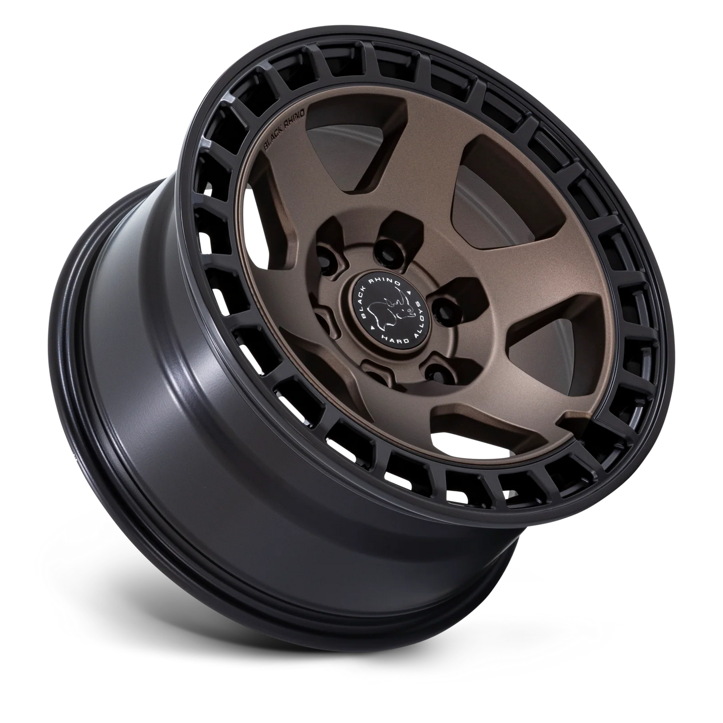 llantas 17x8.5 6x139.7/-10 black rhino bahari matte bronze w/blk b - RunaX