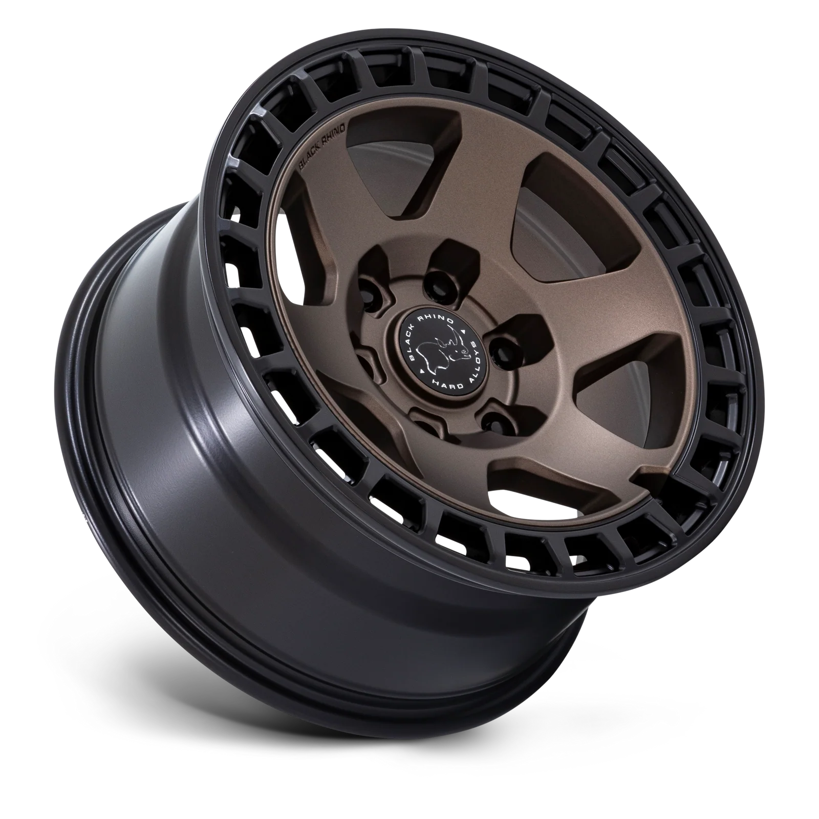 llantas 17x8.5 6x139.7/-10 black rhino bahari matte bronze w/blk b - RunaX