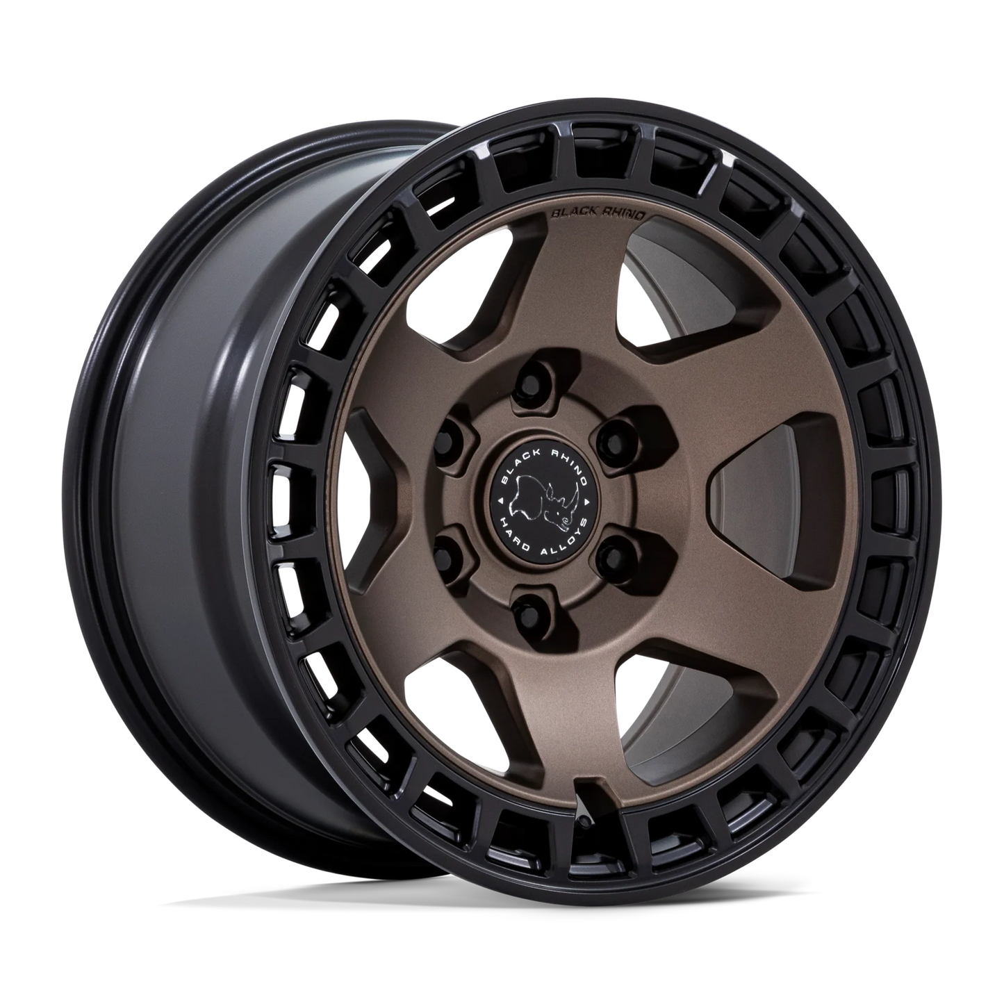 llantas 17x8.5 6x139.7/-10 black rhino bahari matte bronze w/blk b - RunaX