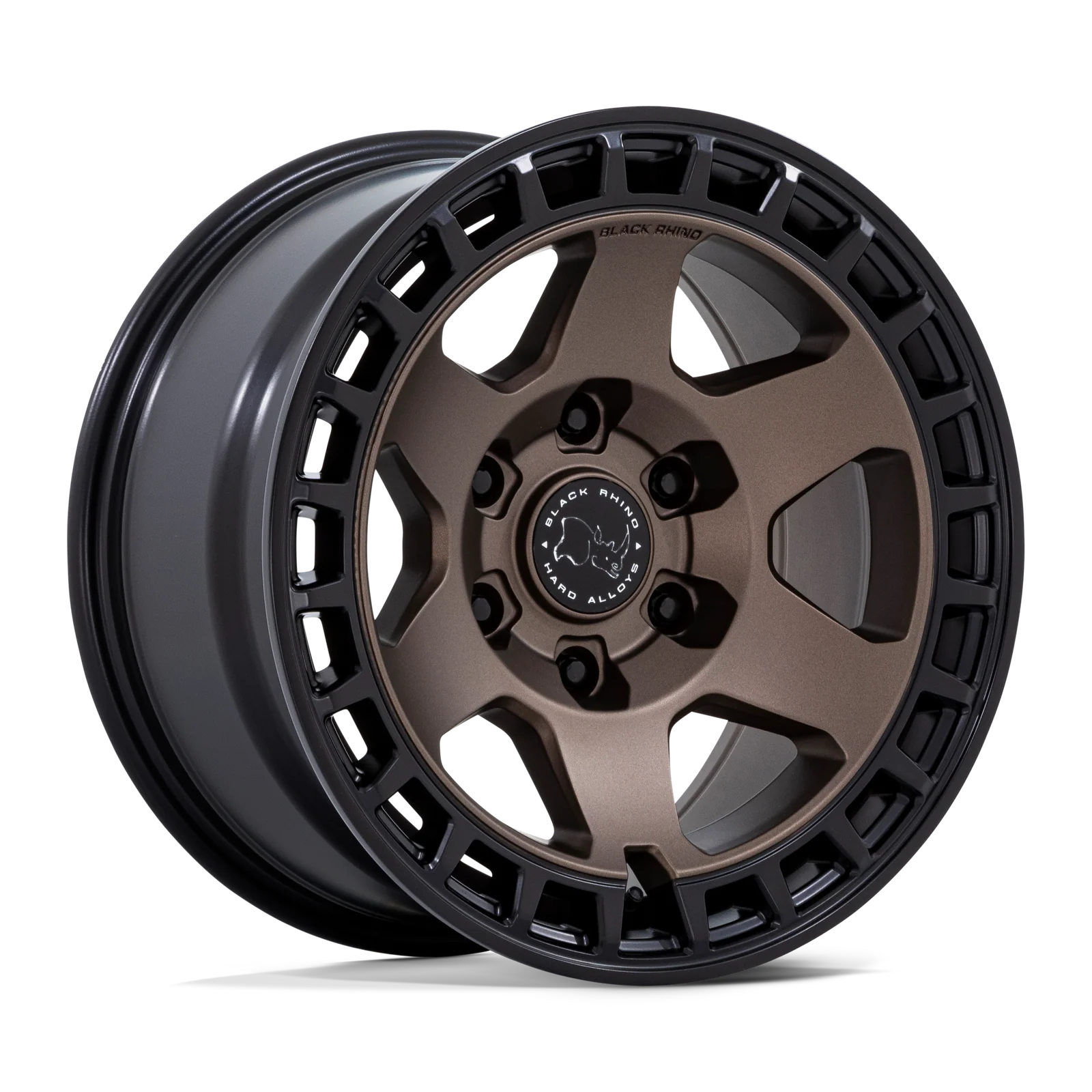 llantas 17x8.5 6x139.7/-10 black rhino bahari matte bronze w/blk b - RunaX