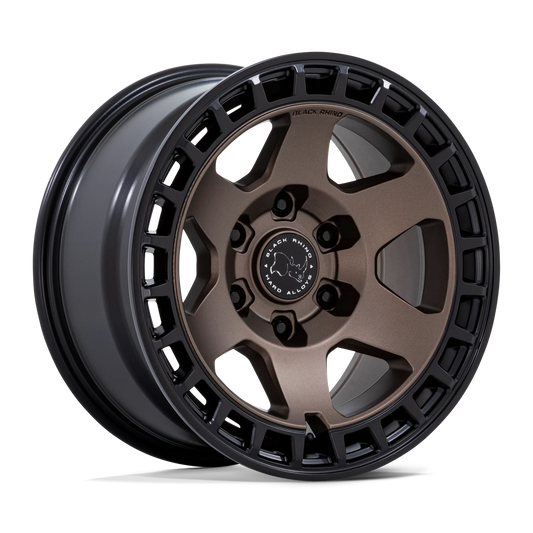 llantas 17x8.5 6x139.7/-10 black rhino bahari matte bronze w/blk b - RunaX