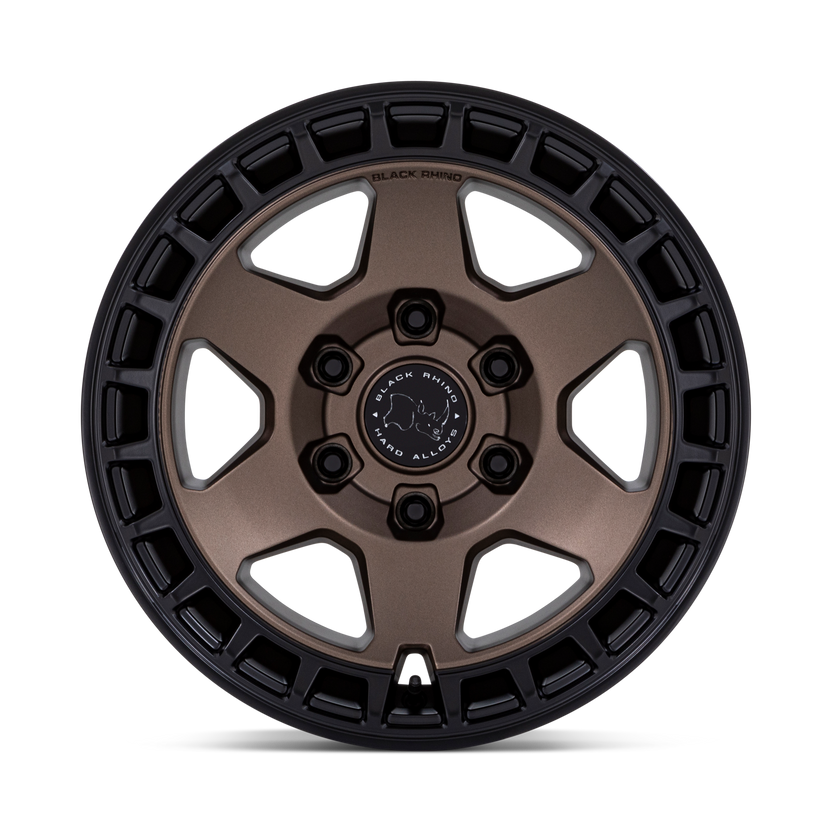llantas 17x8 5 6x139 7 10 black rhino bahari matte bronze w blk b - RunaX