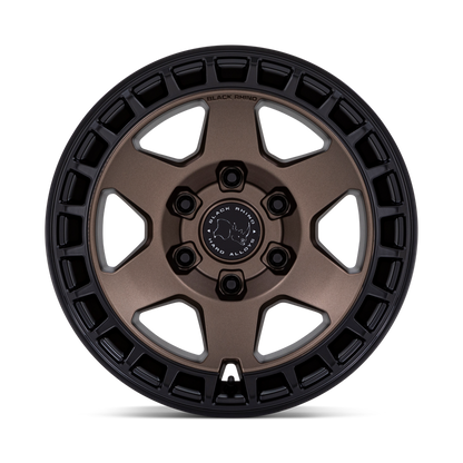 llantas 17x8 5 6x139 7 10 black rhino bahari matte bronze w blk b - RunaX