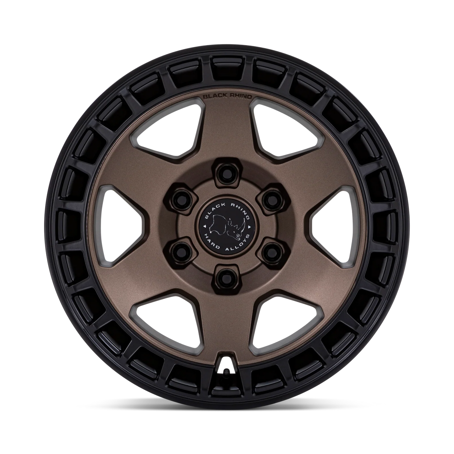 llantas 17x8.5 6x139.7/-10 black rhino bahari matte bronze w/blk b - RunaX