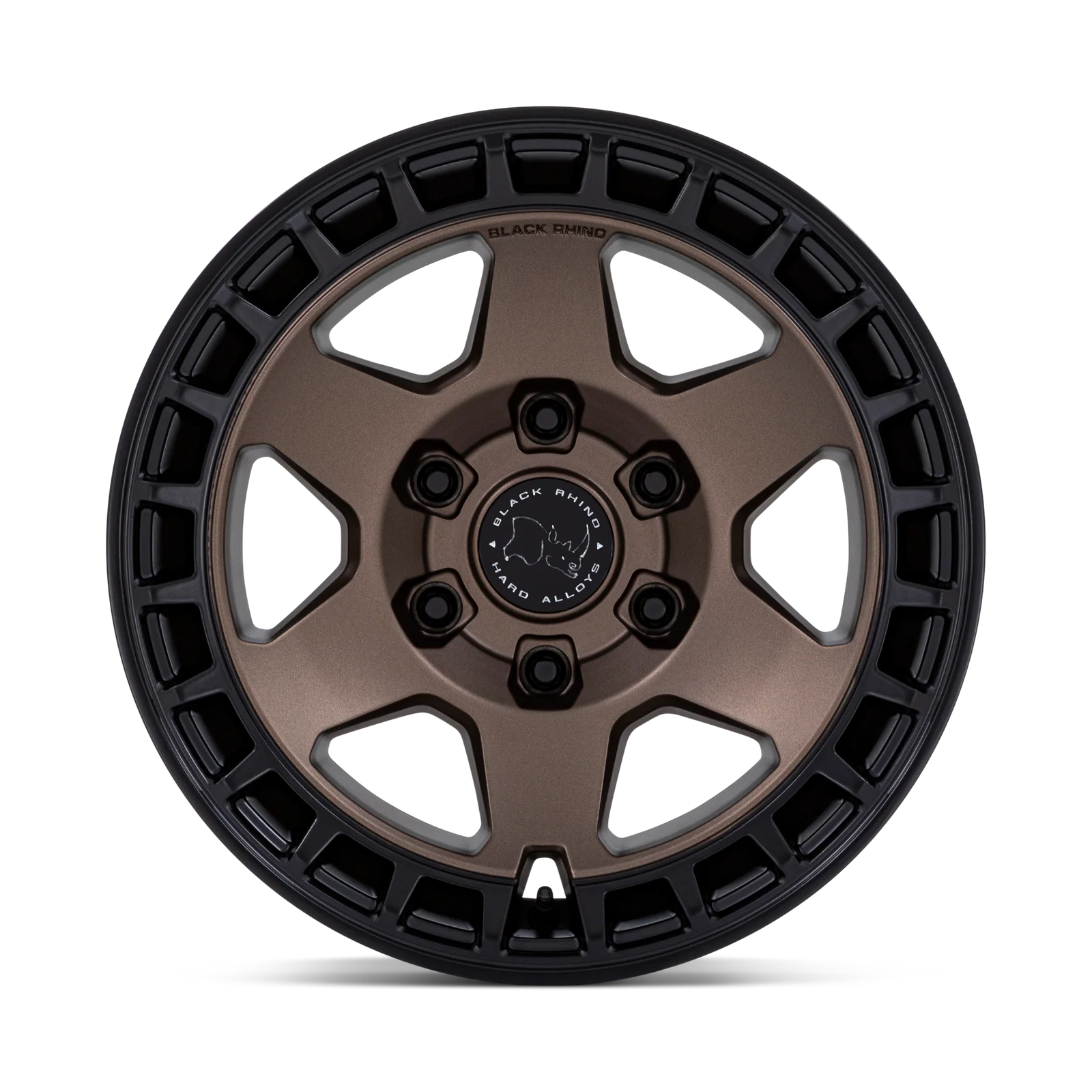 llantas 17x8.5 6x139.7/-10 black rhino bahari matte bronze w/blk b - RunaX