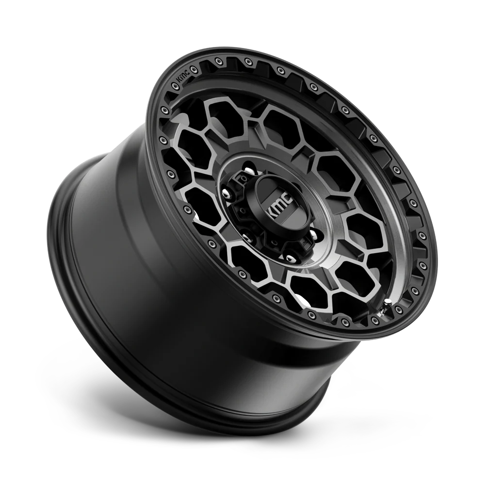 llantas 17x9.0 5x127/-12 kmc trek satin black with gray tint cb71.5 - RunaX