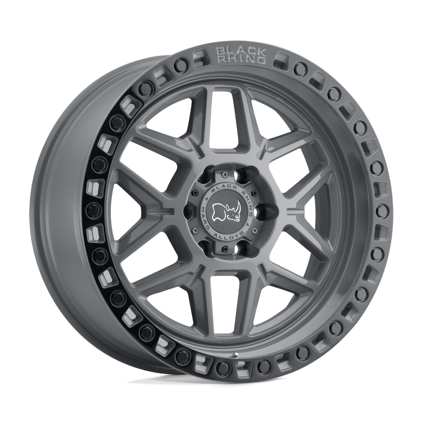 llantas 17x9 0 6x139 7 12 black rhino kelso battleship gray w black - RunaX
