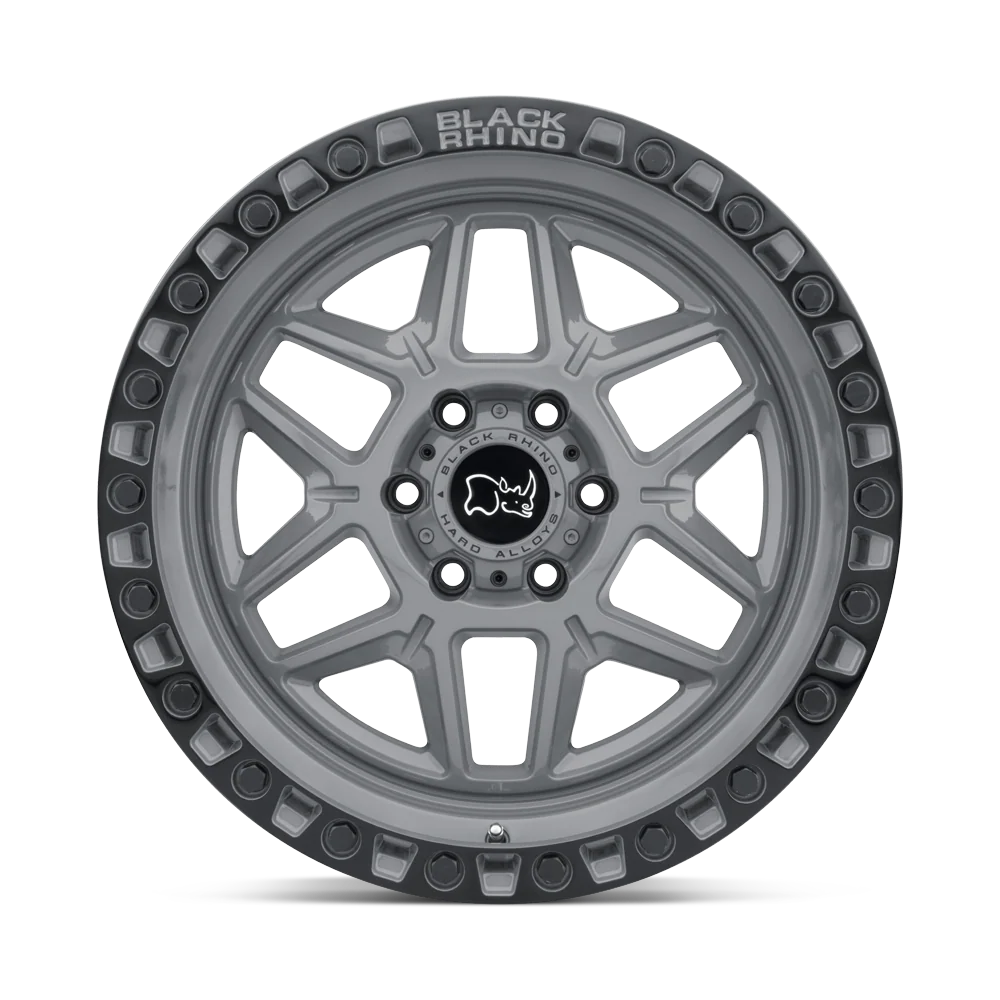 llantas 17x9.0 5x127/-18 black rhino kelso battleship gray w/blk lip - RunaX