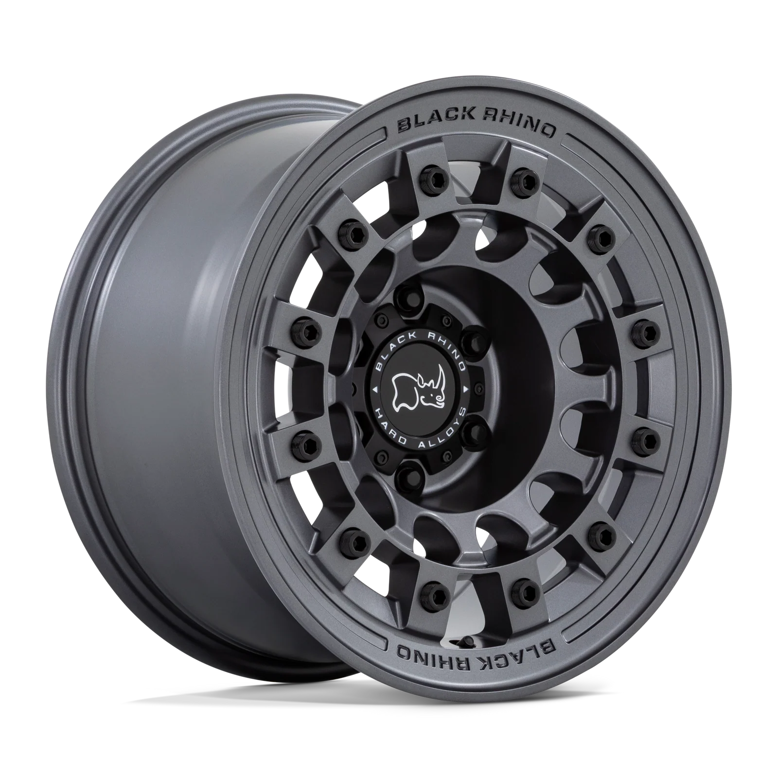 llantas 17x9.0 6x139.7 /-12 black rhino fuji matte gunmetal - RunaX