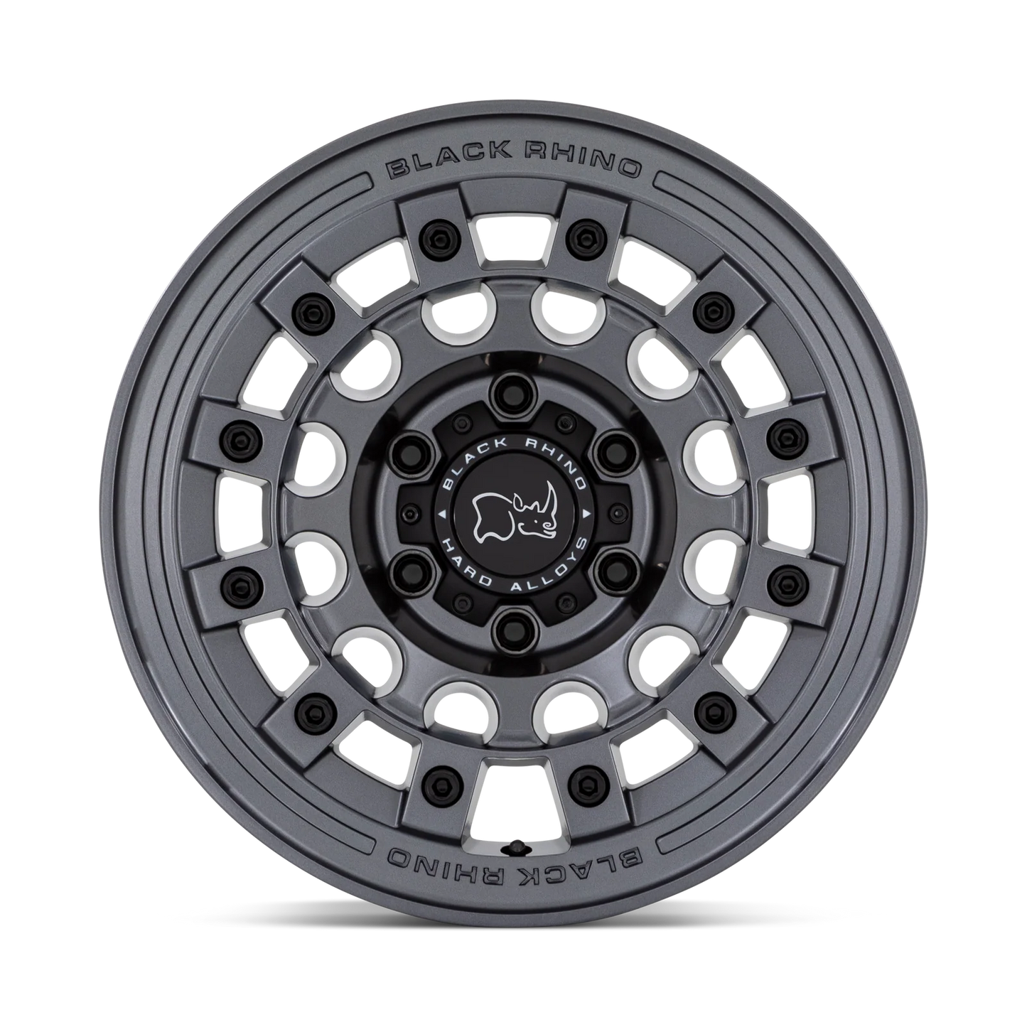 llantas 17x9.0 6x139.7 /-12 black rhino fuji matte gunmetal - RunaX