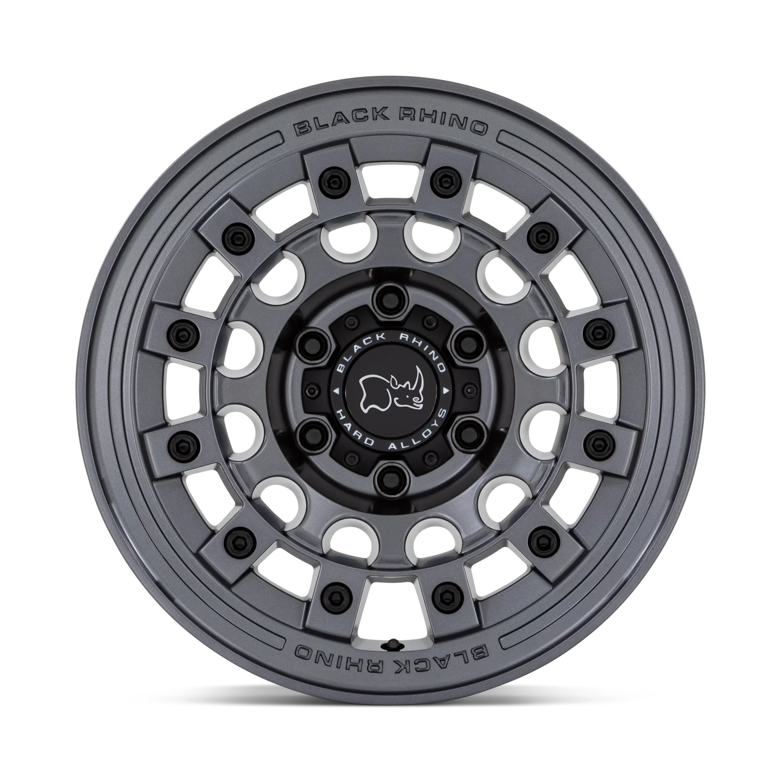 llantas 17x9.0 6x139.7 /-12 black rhino fuji matte gunmetal - RunaX