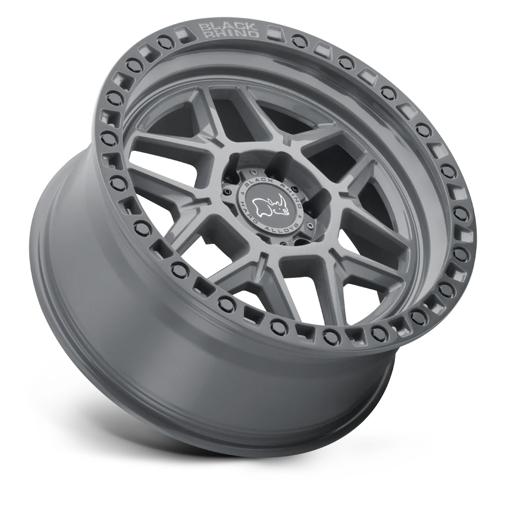 llantas 17x9.0 6x139.7/-12 black rhino kelso battleship gray w/black - RunaX