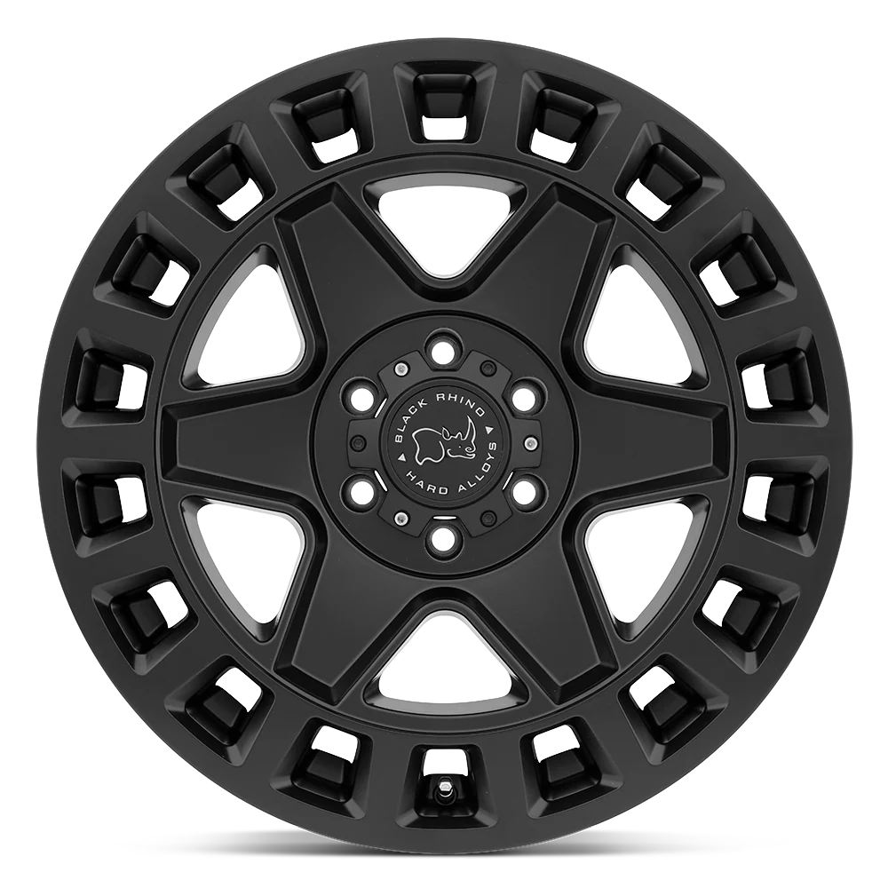 llantas 17x9.0 6x139.7/-12 black rhino york matte black - RunaX