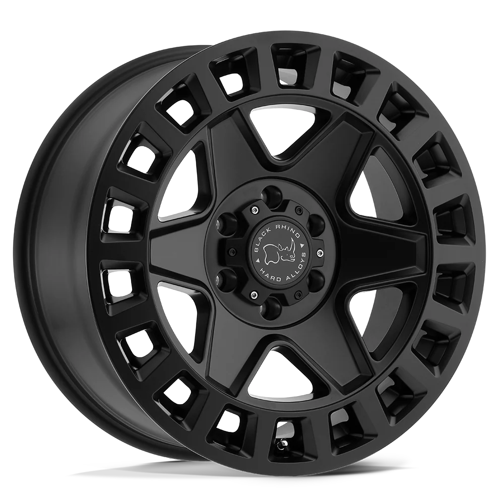 llantas 17x9.0 6x139.7/-12 black rhino york matte black - RunaX