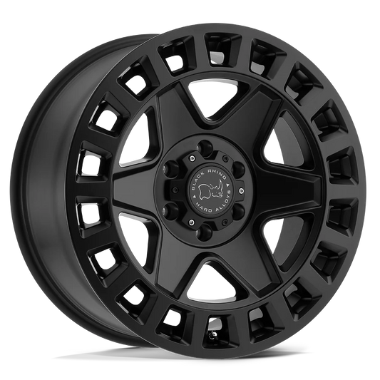 llantas 17x9.0 6x139.7/-12 black rhino york matte black - RunaX
