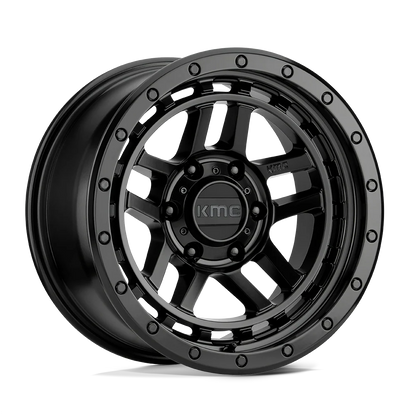 llantas 17x9.0 6x139.7/-12 kmc recion satin black cb106.25 - RunaX