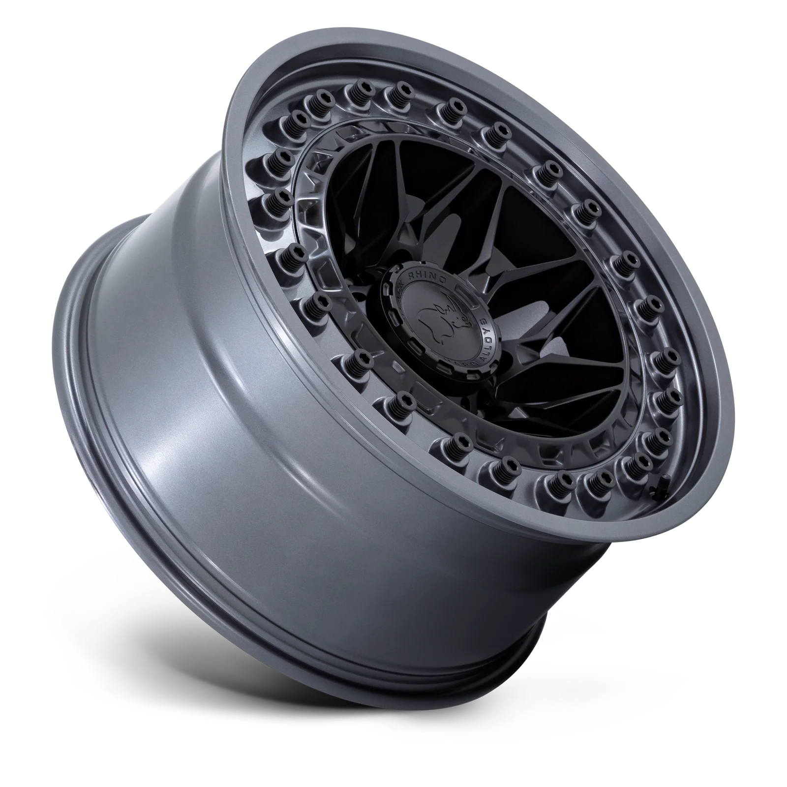 llantas 17x9.0 6x139.7/00 black rhino alpha matte black w/matte gunm - RunaX