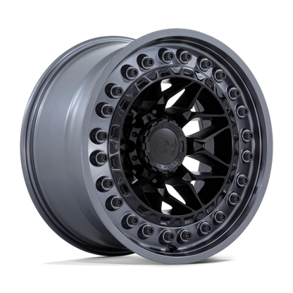 llantas 17x9.0 6x139.7/00 black rhino alpha matte black w/matte gunm - RunaX