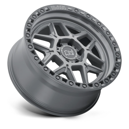 llantas 17x9.0 6x139.7/00 black rhino kelso battleship grey w/black - RunaX