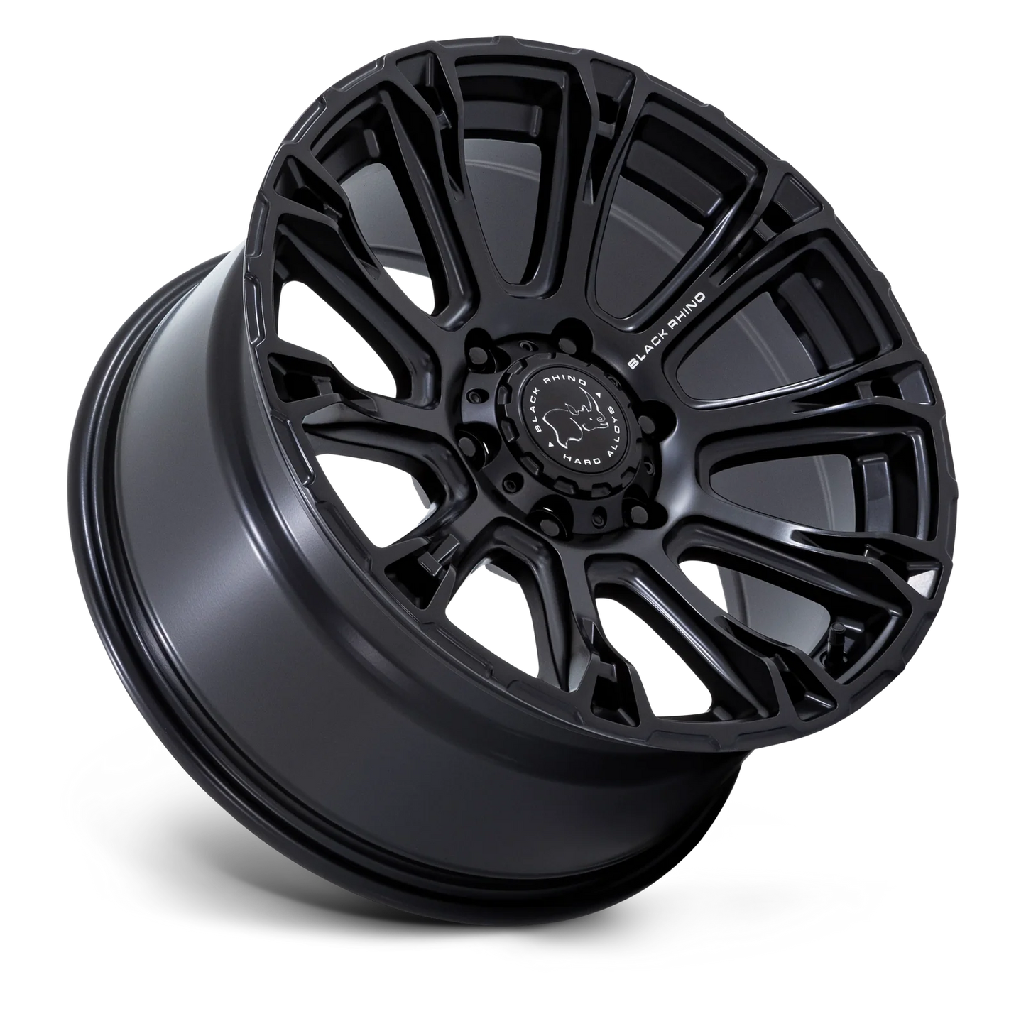 llantas 17x9.0 6x139.7/12 black rhino diamondback matte black cb106, - RunaX