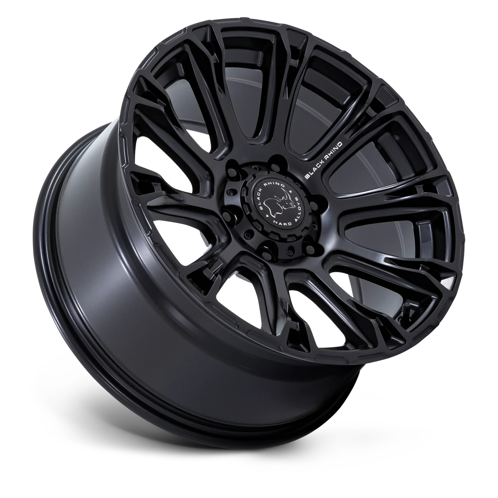llantas 17x9.0 6x139.7/12 black rhino diamondback matte black cb106, - RunaX