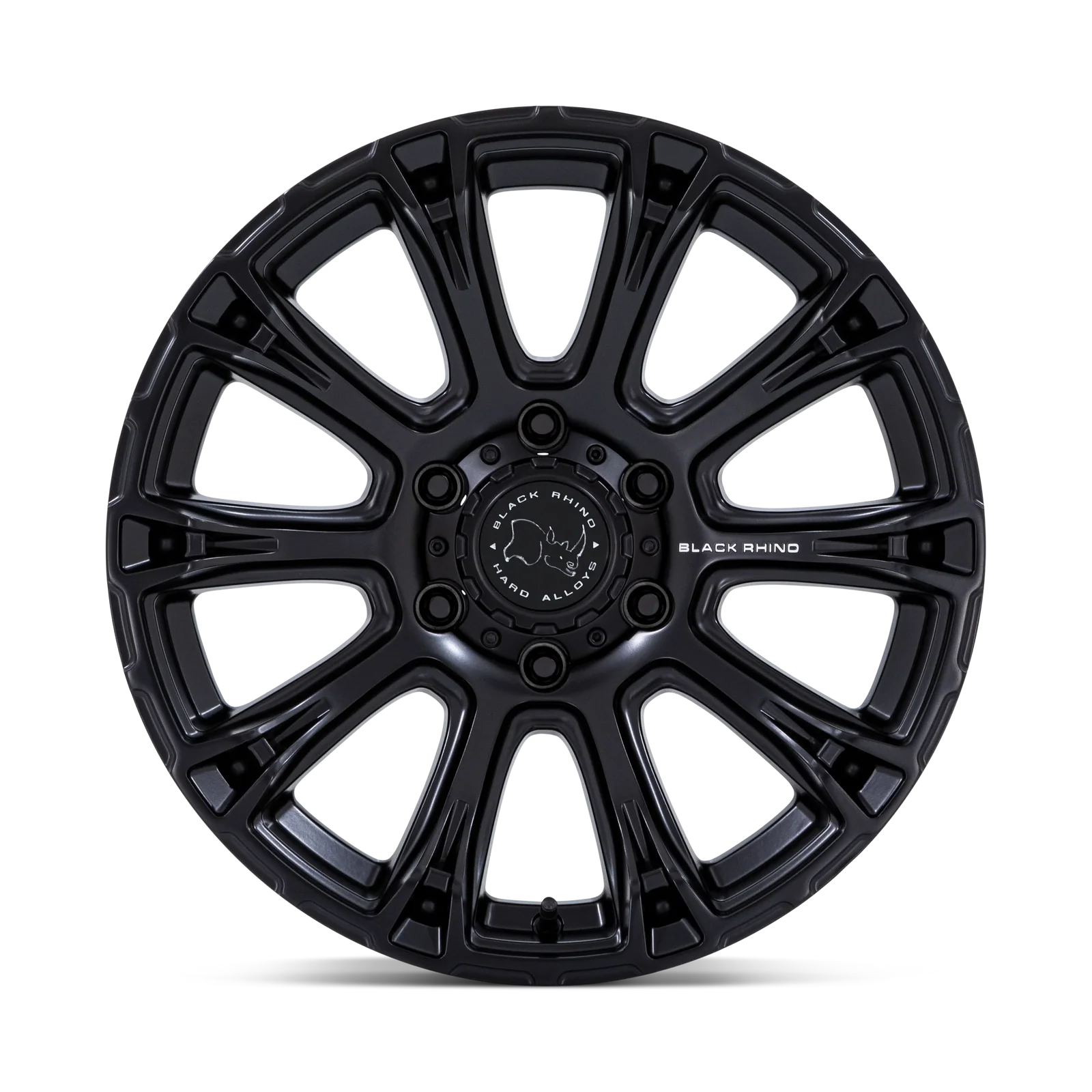 llantas 17x9.0 6x139.7/12 black rhino diamondback matte black cb106, - RunaX