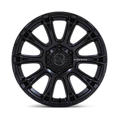 llantas 17x9.0 6x139.7/12 black rhino diamondback matte black cb106, - RunaX