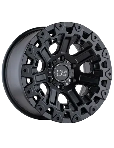 llantas 17x9.5 6x114.3/12 black rhino ozark matte black - RunaX