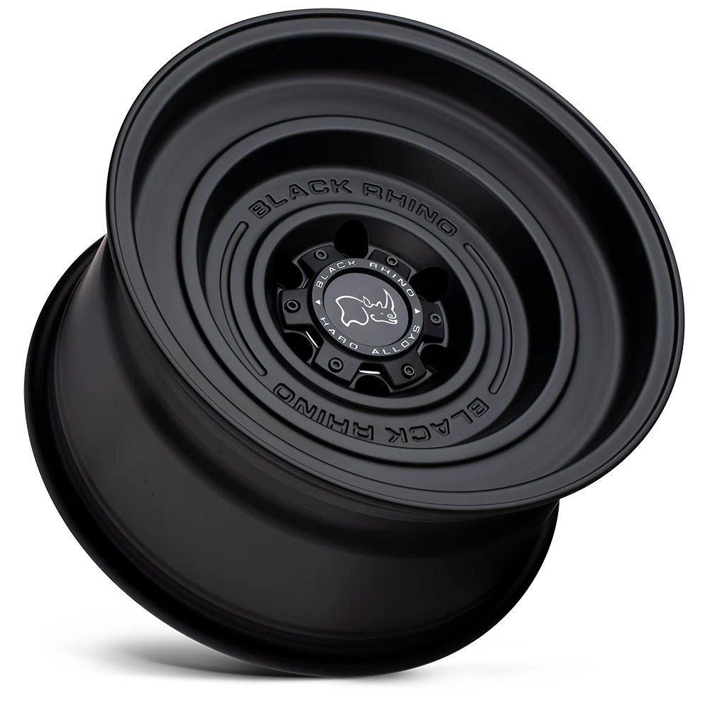 llantas 17x9.5 6x139.7/-12 black rhino solid matte black - RunaX