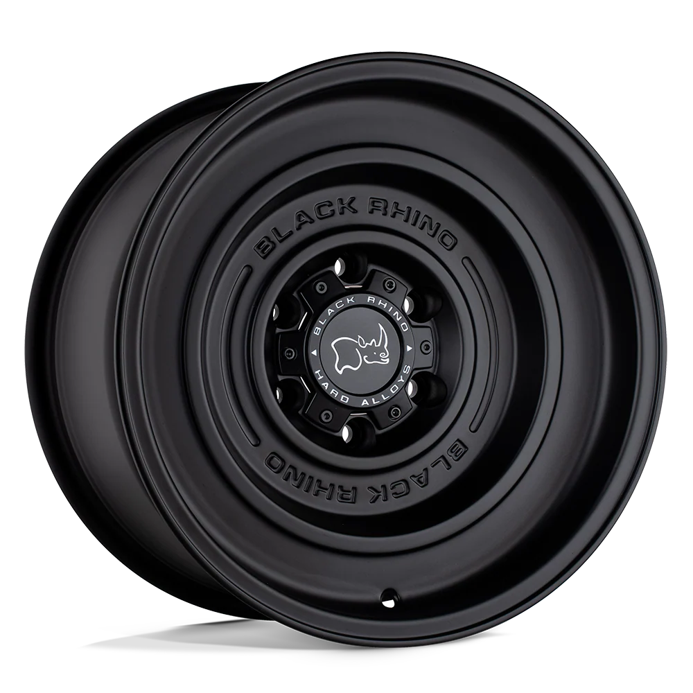 llantas 17x9.5 6x139.7/-12 black rhino solid matte black - RunaX