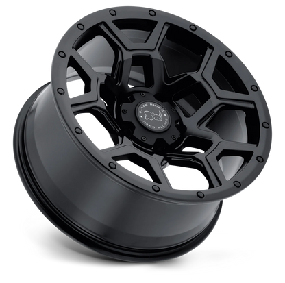 llantas 17x9.5 6x139.7/-18 black rhino overland matte black - RunaX